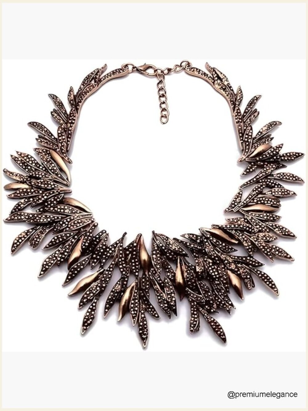 Sterling Silver Bib Necklace Set Chunky Rhinestone Vintage Boho Statement